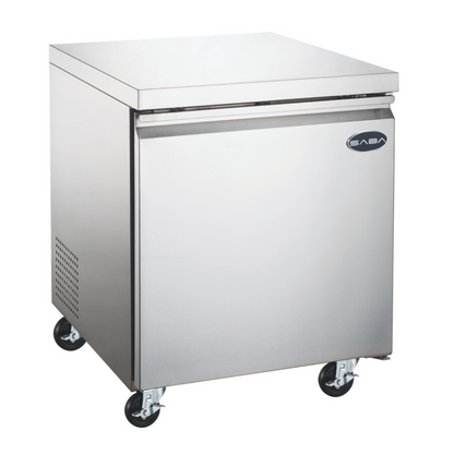 SABA 27" One Door Commercial Under-Counter Freezer - SUC-27F