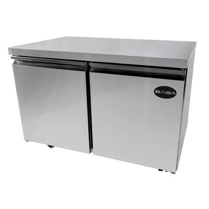 SABA  - 48" Two Door Commercial Under-Counter Freezer - SUC-48F