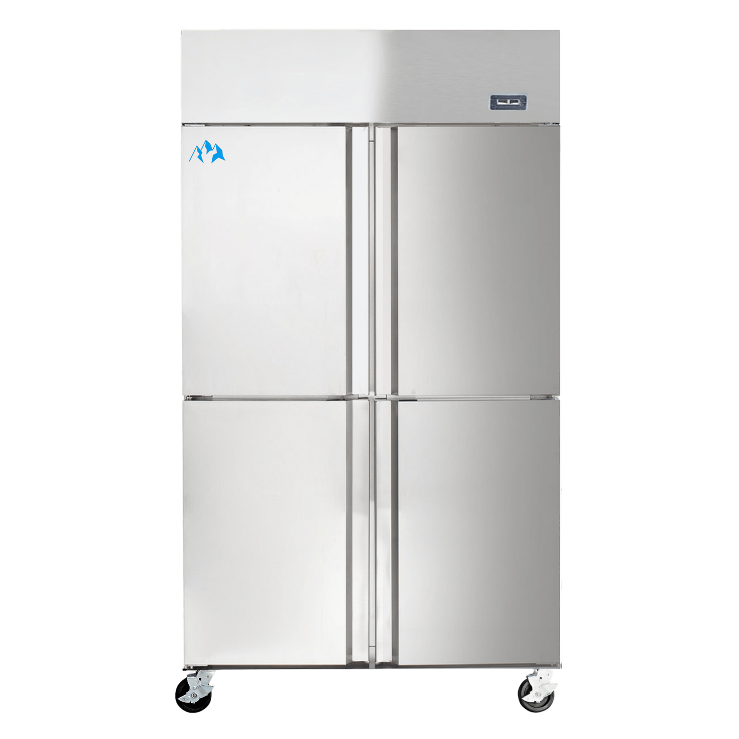 Chef AAA - SCD-880F, Commercial Solid 4 Half Door Reach-In Freezer 32 cu.ft. - SCD-880F