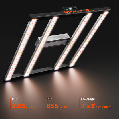 Spider Farmer® 3×3′ Grow Tent Kit丨SE3000 WiFi &amp; Bluetooth App-Controlled LED Grow Light丨2-In-1 Ventilation System with GGS Controller
