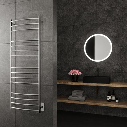 Paris Mirror Selene Wall Mounted Electric Towel Warmer in Chrome - SELECHR15