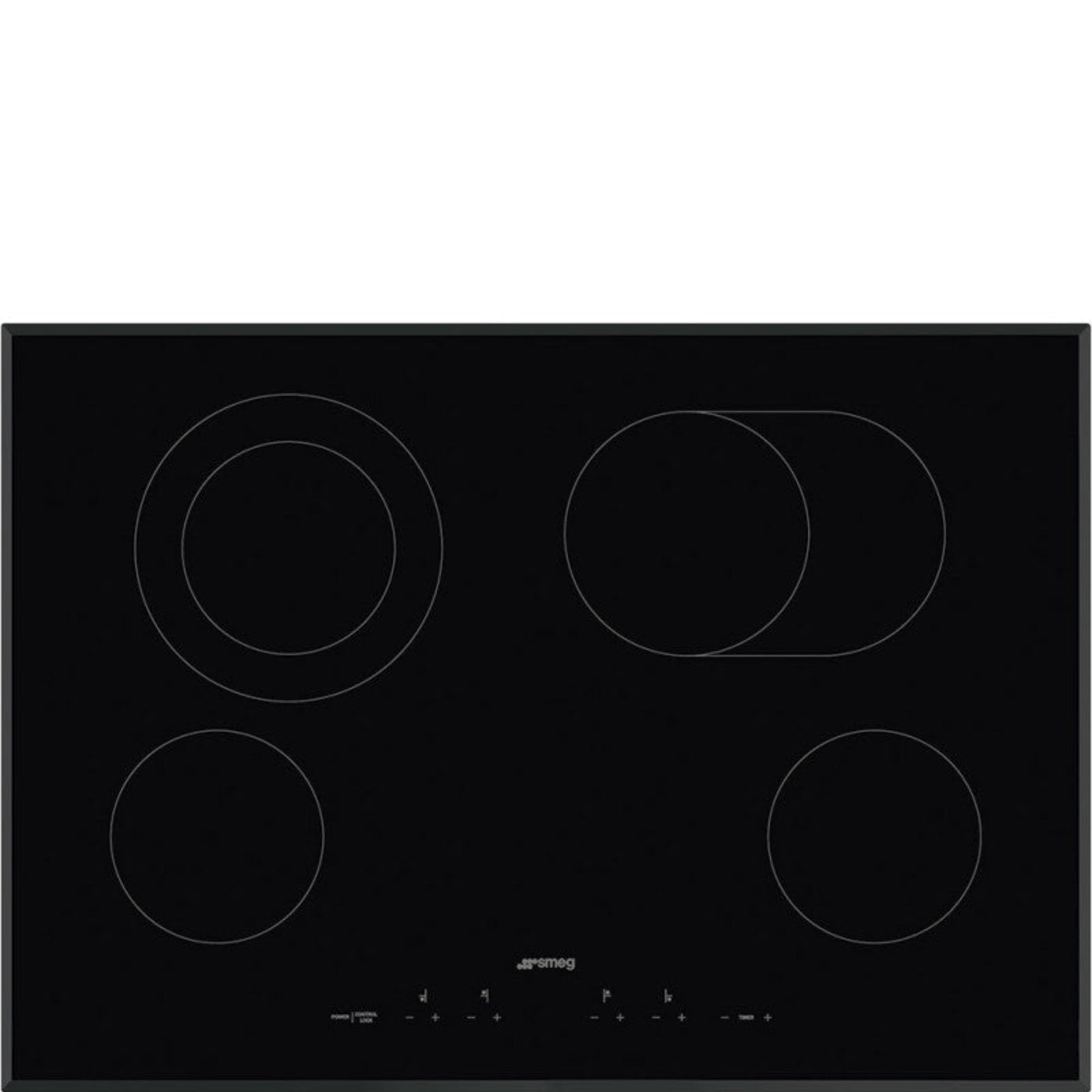 Smeg Cooktop Black - SEU304EMTB