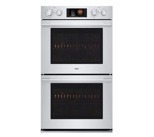 Signature Kitchen Suite SKSDV3002S 30-inch Double Wall Oven with Steam-Combi Stainless Steel - SKSDV3002S