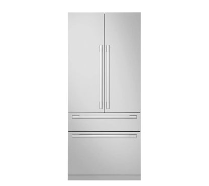 Signature Kitchen Suite SKSFD3604P 36-inch Built-in French Door Refrigerator Panel Ready - SKSFD3604P