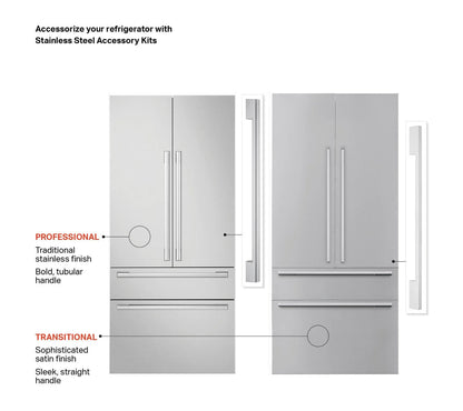 Signature Kitchen Suite SKSFD3604P 36-inch Built-in French Door Refrigerator Panel Ready - SKSFD3604P