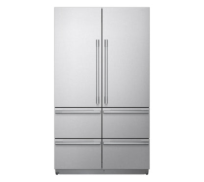 Signature Kitchen Suite SKSFD4826SP 48-inch Built-in French Door Refrigerator, Pre-assembled Panel Ready - SKSFD4826SP