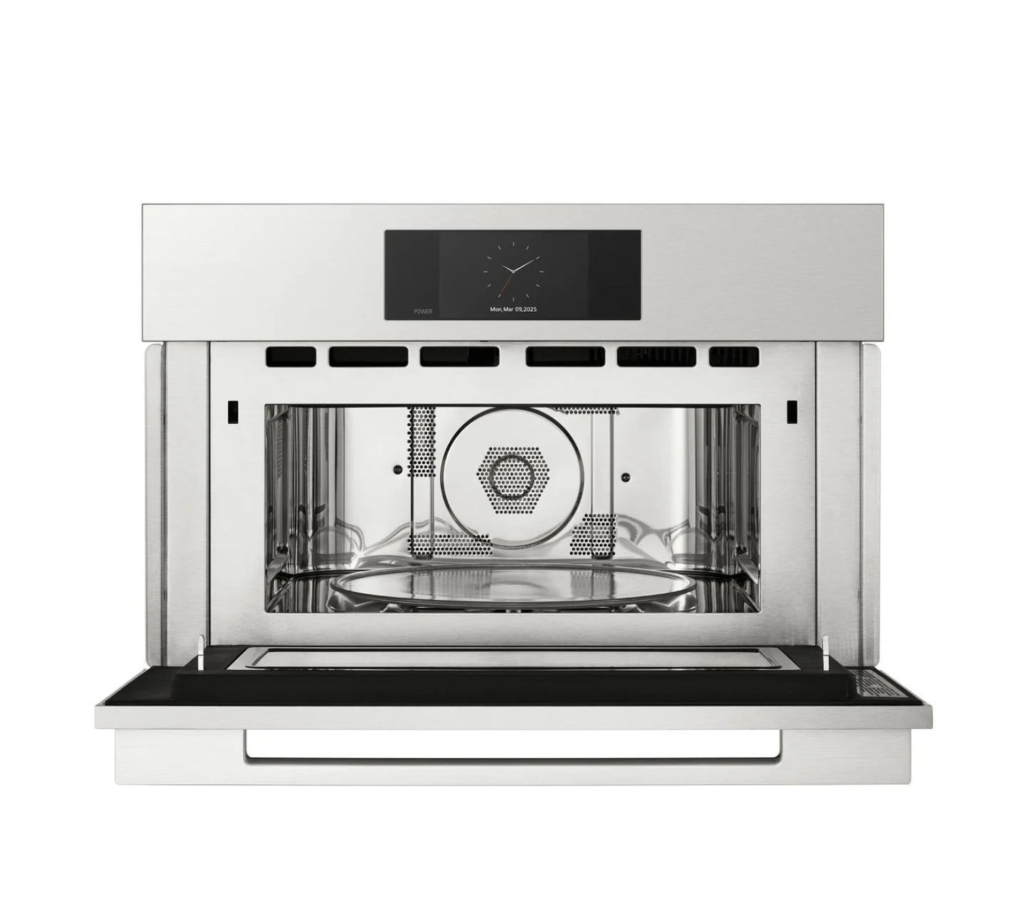 Signature Kitchen Suite SKSLV3011MT 30-inch Transitional Built-in Microwave Speed Oven Stainless Steel - SKSLV3011MT
