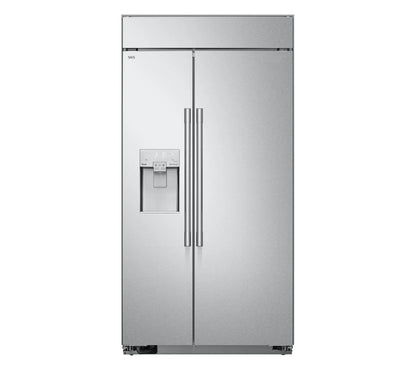 Signature Kitchen Suite SKSSB4202S 42-inch Built-in Side-by-Side Refrigerator Stainless Steel - SKSSB4202S