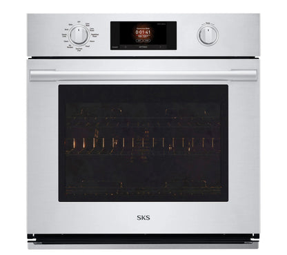Signature Kitchen Suite SKSSV3001S 30-inch Single Wall Oven with Steam-Combi Stainless Steel - SKSSV3001S