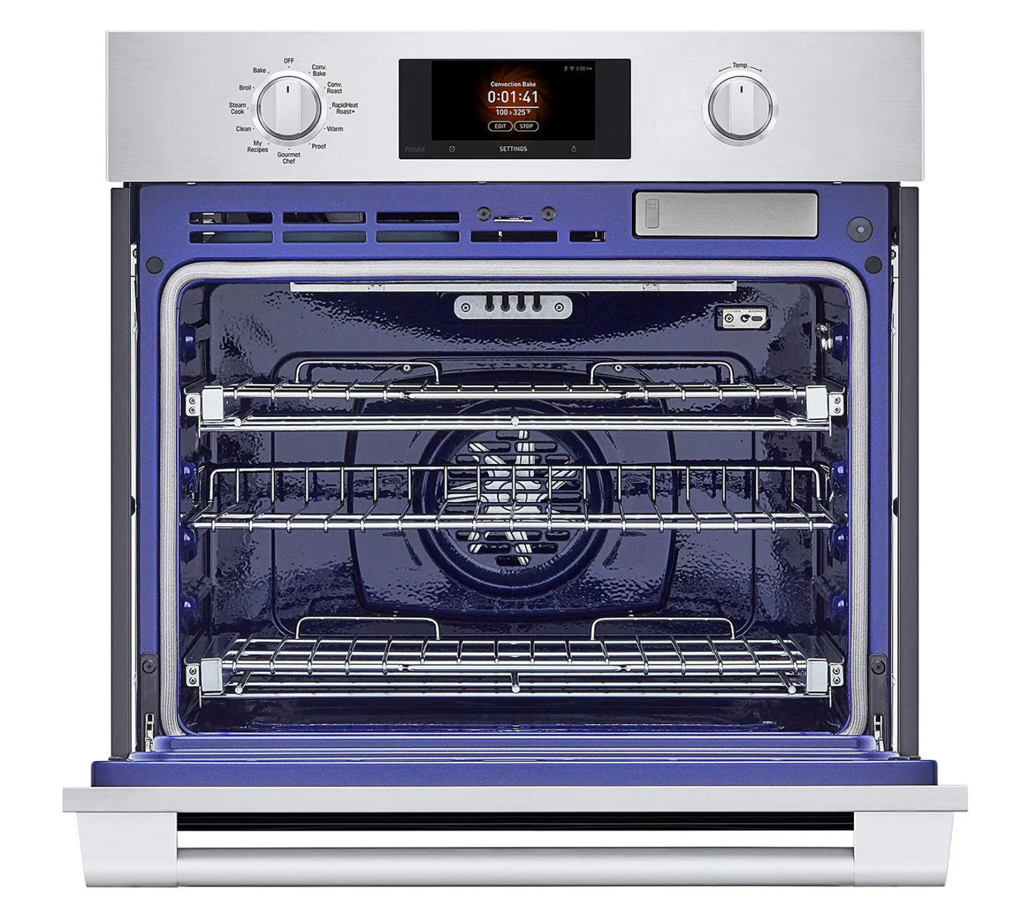 Signature Kitchen Suite SKSSV3001S 30-inch Single Wall Oven with Steam-Combi Stainless Steel - SKSSV3001S