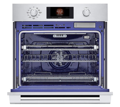 Signature Kitchen Suite SKSSV3001S 30-inch Single Wall Oven with Steam-Combi Stainless Steel - SKSSV3001S