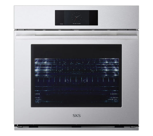 Signature Kitchen Suite SKSSV3011MT 30-inch Transitional Series Single Wall Oven Stainless Steel - SKSSV3011MT