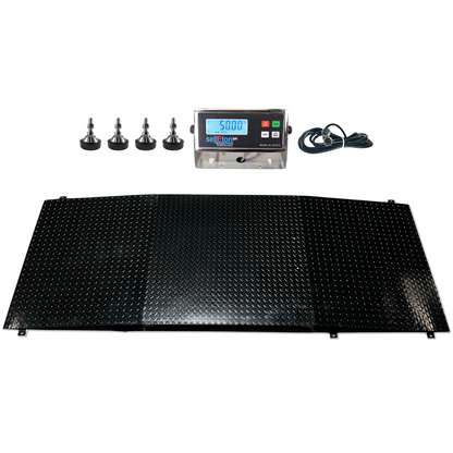 Adam Equipment Prime Scales 48" x 48" (4x4) Selleton Smart Ready Floor scale with 2 Ramps / Pallet size 2500 x .5 lb - IF_3716F69