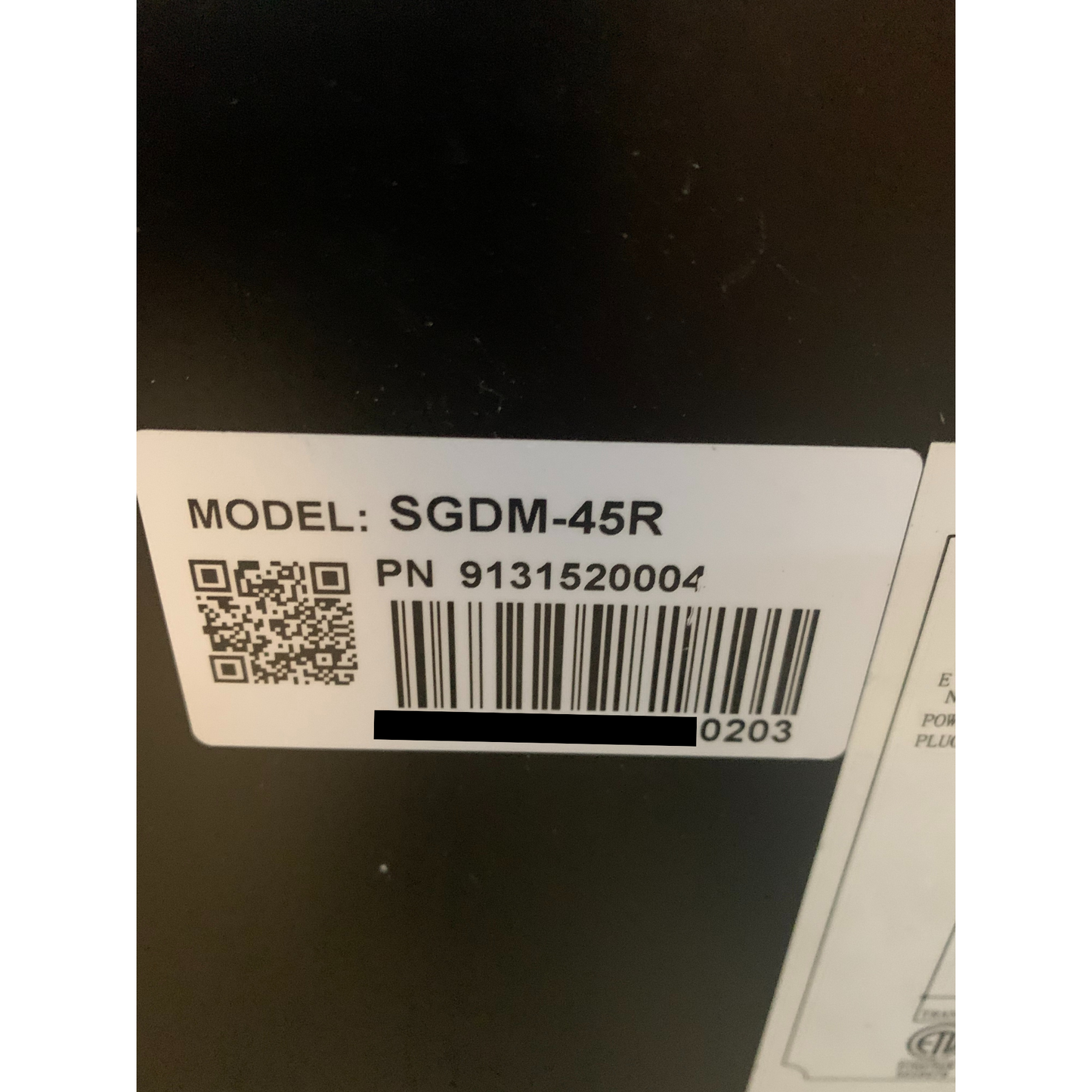 SABA  Two Glass Swing Door Commercial Merchandiser Cooler (1A) - SM-45R