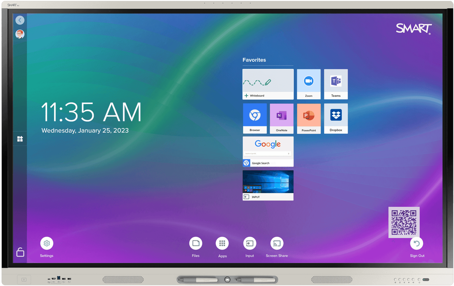 SMARTBOARD MX Series 75" 4K UHD Interactive Display - MX275-V5