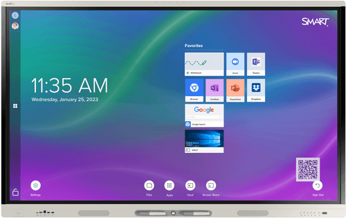 SMARTBOARD -V5 MX Series 86" 4K UHD Interactive Display - SBID-MX286-V5