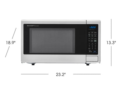 Sharp SMC1842CS 1.8 Cu. Ft. 1100w Stainless Steel Countertop Microwave Oven Other