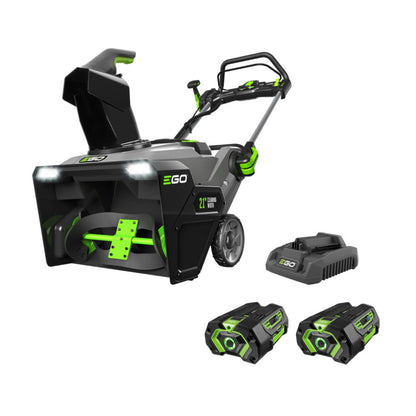 EGO Power+ 21" Dual Port Snow Blower with (2) 4Ah Batteries and 320W Charger - SNT2101