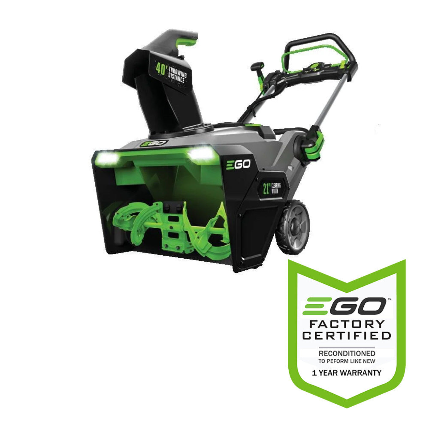 EGO Power+ 21" 56-Volt Cordless Snow Blower with Steel Auger (Battery and Charger Not Included) - Reconditioned - SNT2110-FC