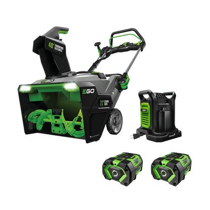 EGO Power+ 21" 56-Volt Cordless  Snow Blower with Steel Auger with (2) 7.5Ah Batteries and Dual Port Charger Included - SNT2114