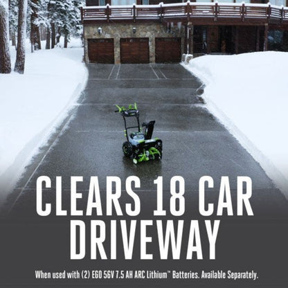EGO Power+ 24" 2-Stage Snow Thrower with (2) 10Ah Batteries and (2) 550W Rapid Chargers - SNT2406