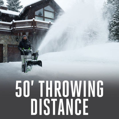 EGO Power+ 24" 2-Stage Snow Thrower with (2) 10Ah Batteries and (2) 550W Rapid Chargers - SNT2406