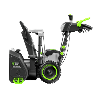EGO Power+ POWER+ 24 in. Self-Propelled 2-Stage XP Snow Blower with Peak Power and 2 x 10.0 Ah Batteries and Dual Port Charger - SNT2416