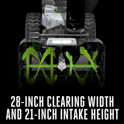 EGO Power+ 28 in. Self-Propelled 2-Stage Snow Blower with Peak Power - Battery and Charger Not Included - SNT2800