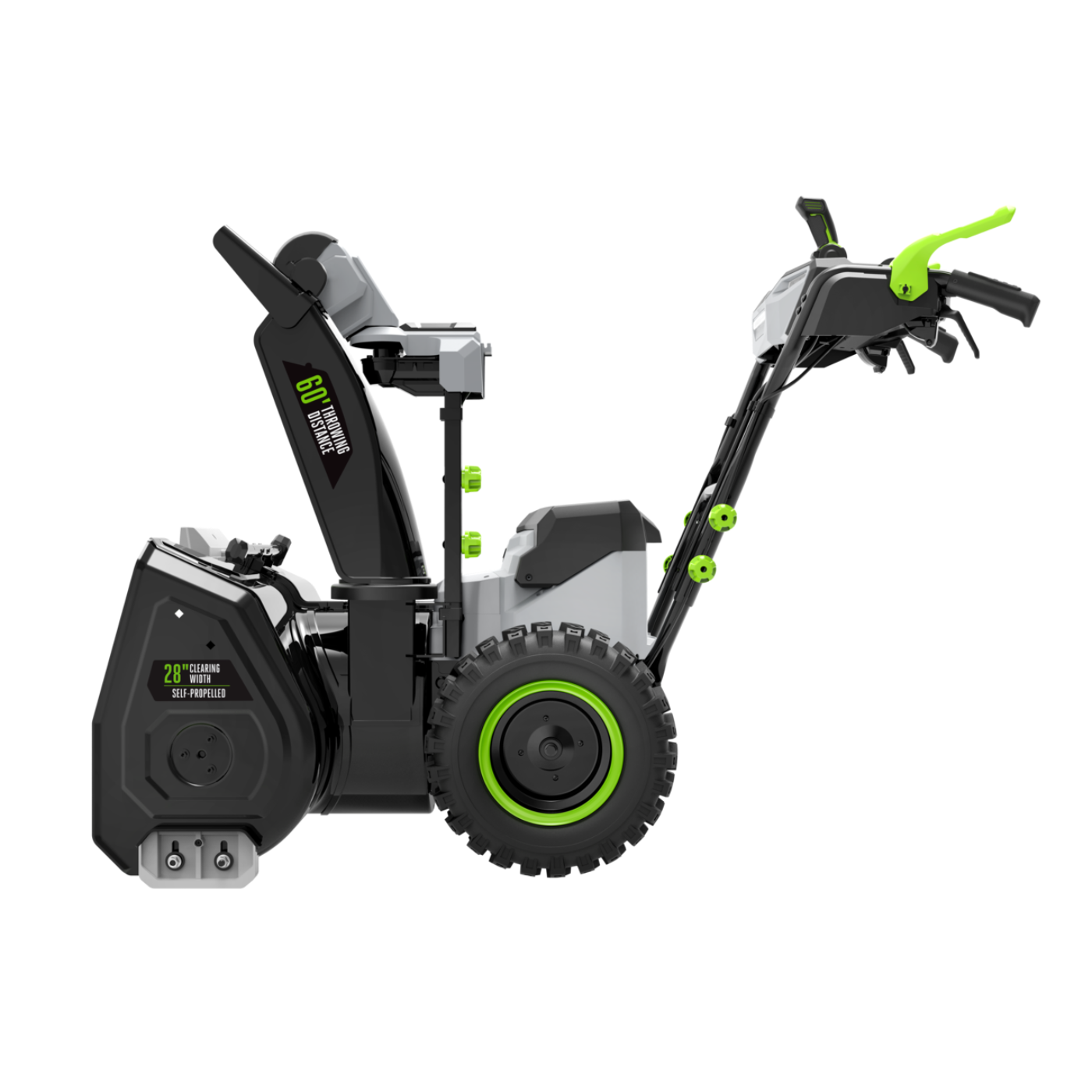 EGO Power+ 28 in. Self-Propelled 2-Stage Snow Blower with Peak Power and 2 x 12.0 Ah Batteries and Dual Port Charger - SNT2807
