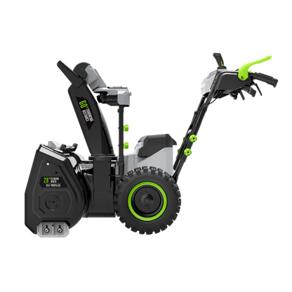 EGO Power+ 28 in. Self-Propelled 2-Stage Snow Blower with Peak Power and 2 x 12.0 Ah Batteries and Dual Port Charger - SNT2807
