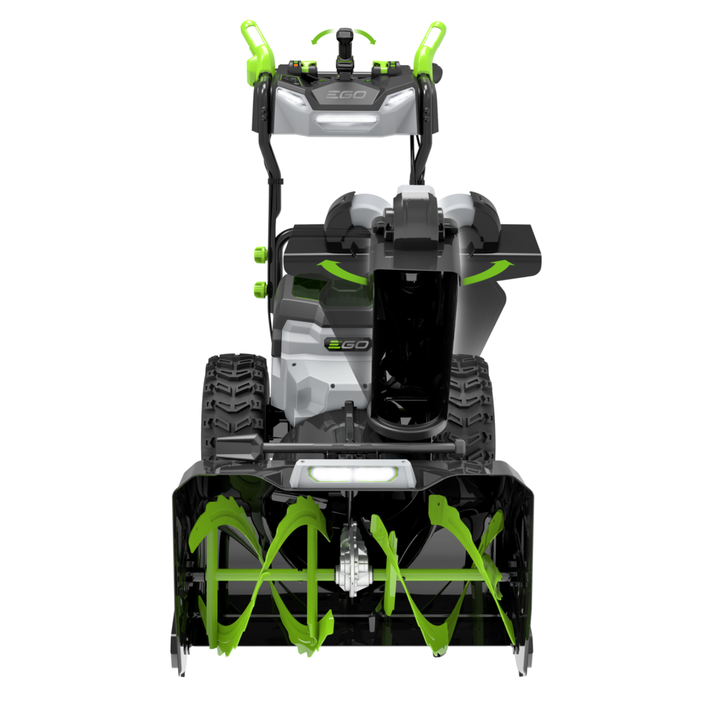 EGO Power+ 28 in. Self-Propelled 2-Stage Snow Blower with Peak Power and 2 x 12.0 Ah Batteries and Dual Port Charger - SNT2807