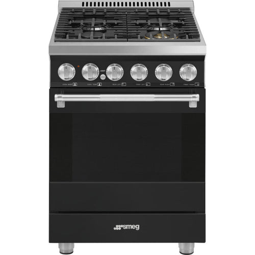 Smeg Range with Hob 24" SPR Aesthetic Stainless steel - SPR24UGGAN