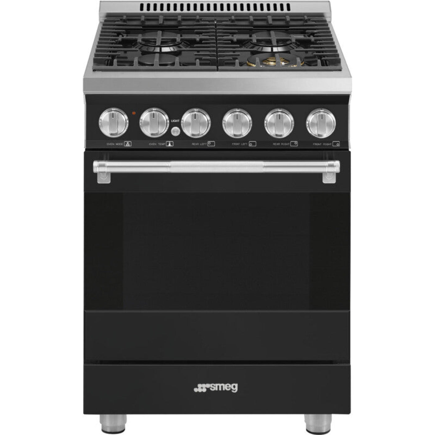 Smeg Range with Hob 24" SPR Aesthetic Stainless steel - SPR24UGGAN