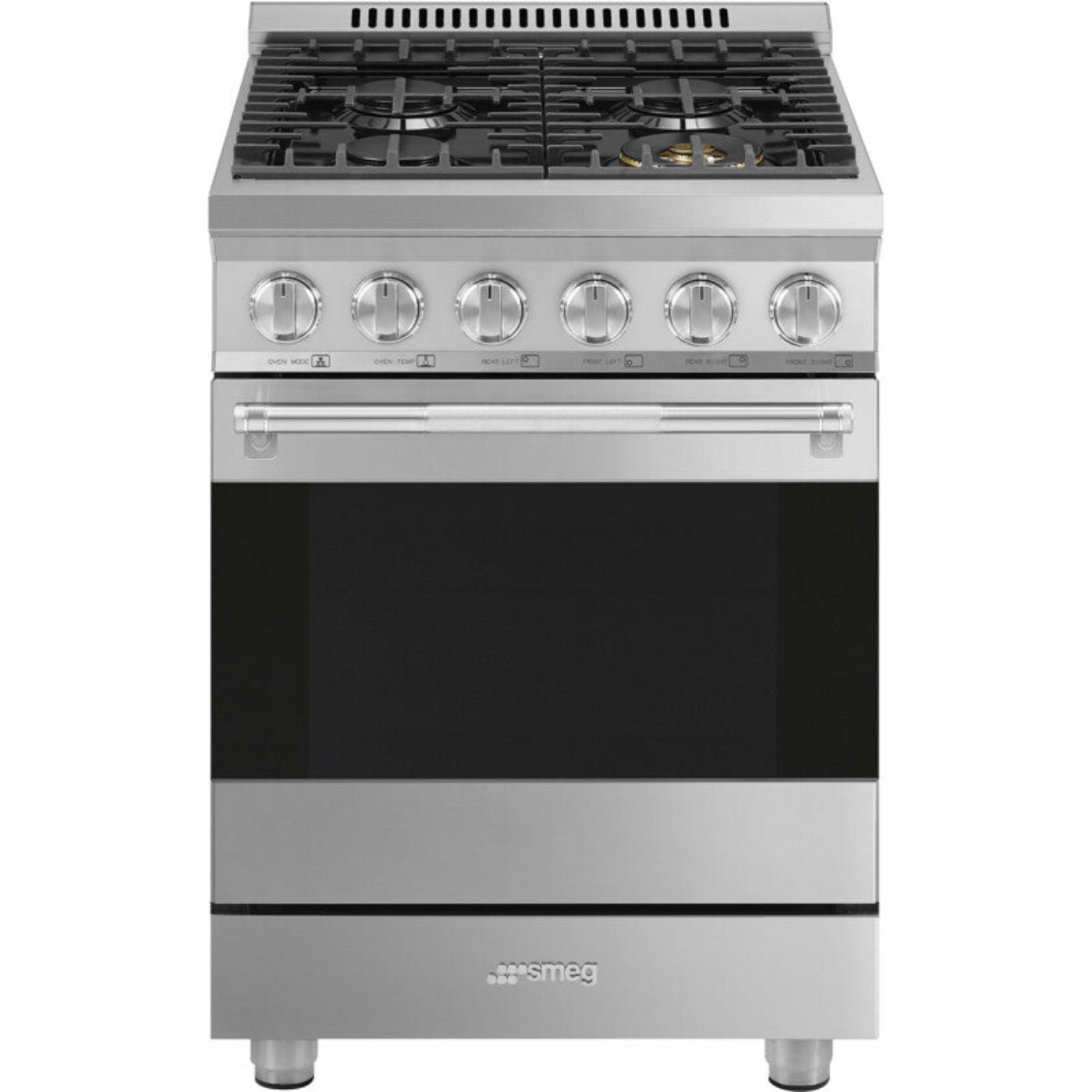 Smeg Range with Hob 24" Aesthetic Stainless steel - SPR24UGGX