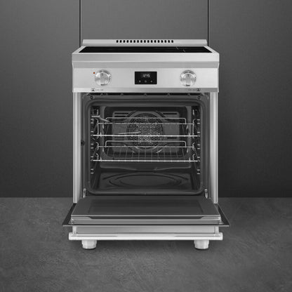 Smeg Range with Induction Hob 24" Aesthetic Stainless steel - SPR24UIMX