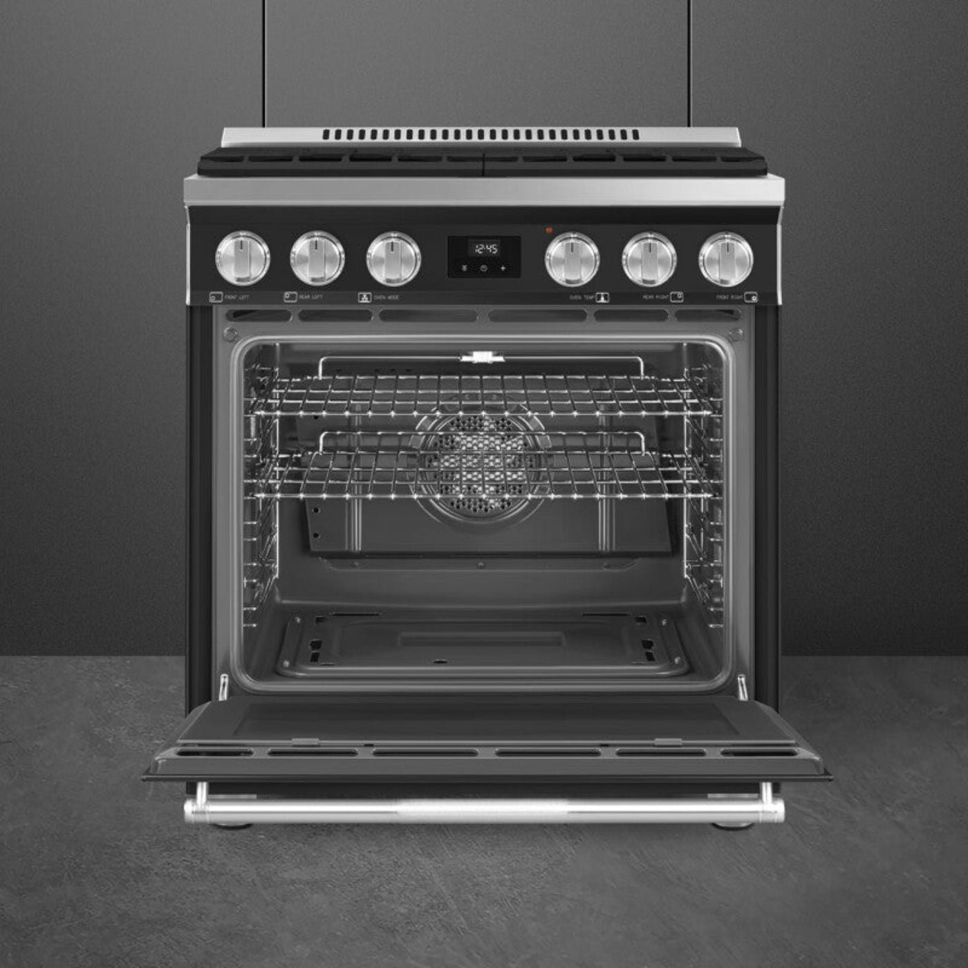 Smeg Range with Gas Hob 30" Aesthetic Stainless steel - SPR30UGGAN