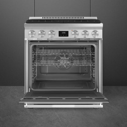 Smeg Range with Gas Hob 30" Aesthetic Stainless steel - SPR30UGMX