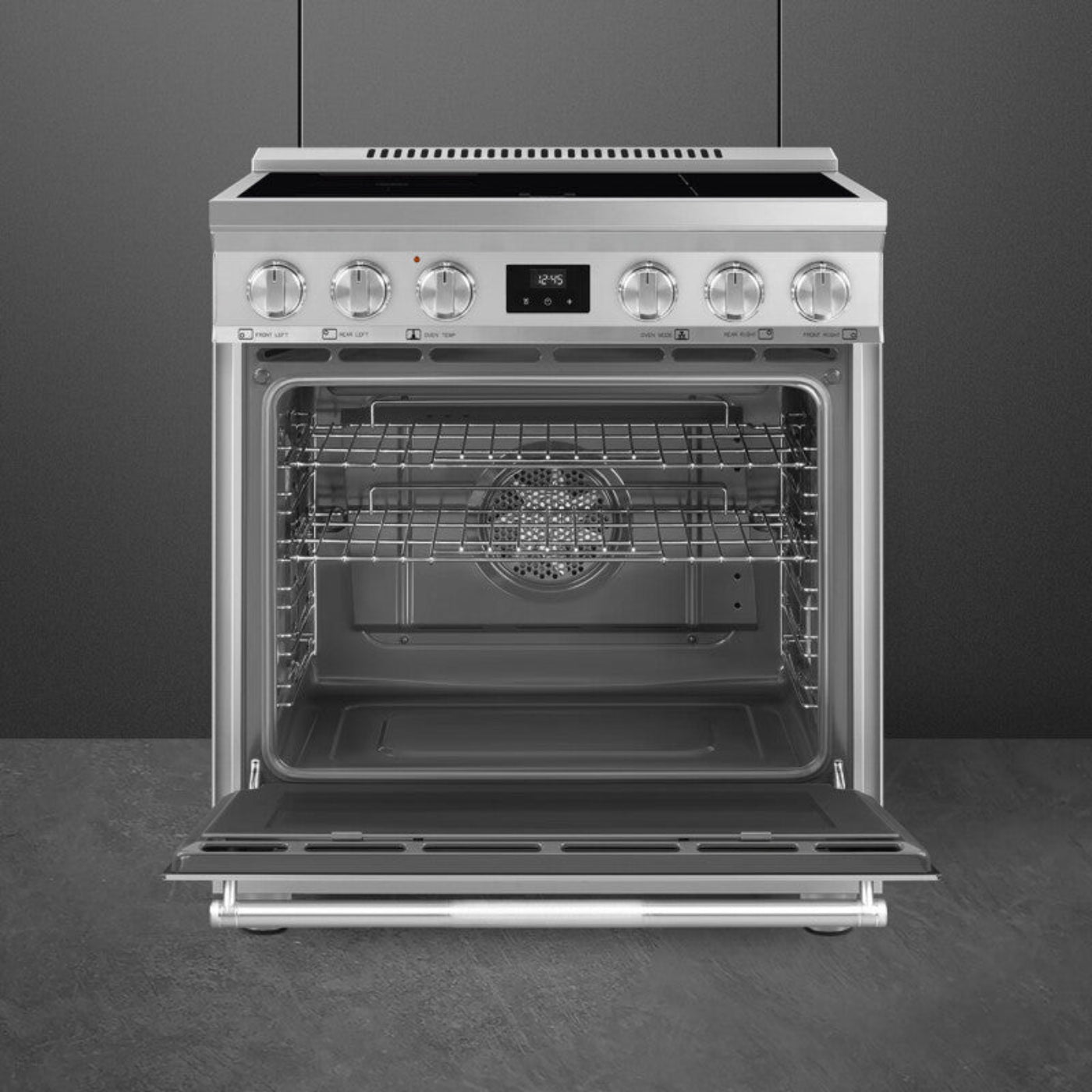 Smeg Range with Induction Hob 30" Aesthetic Stainless steel - SPR30UIMX