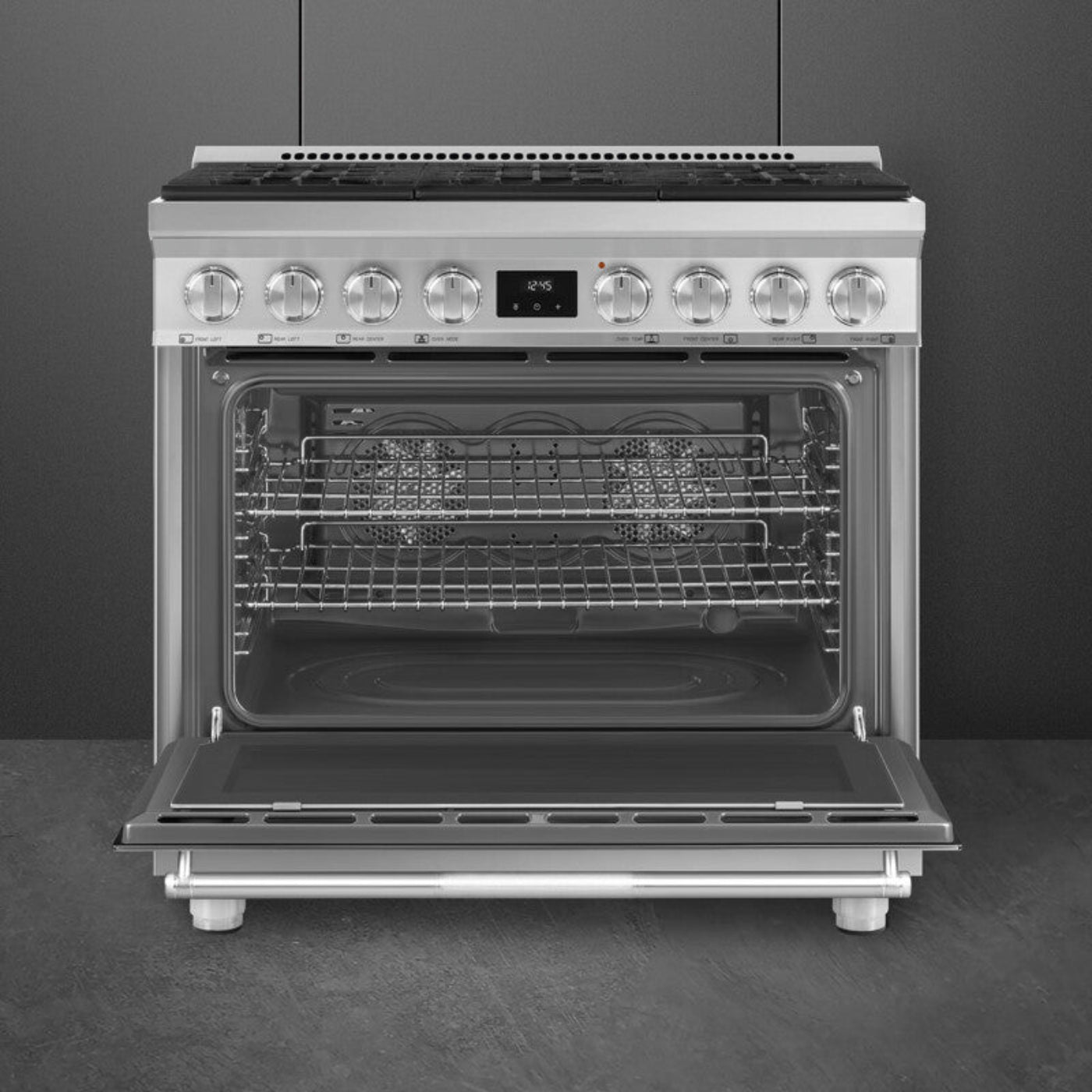 Smeg Range with Gas Hob 36" SPR Aesthetic Stainless steel - SPR36UGMX