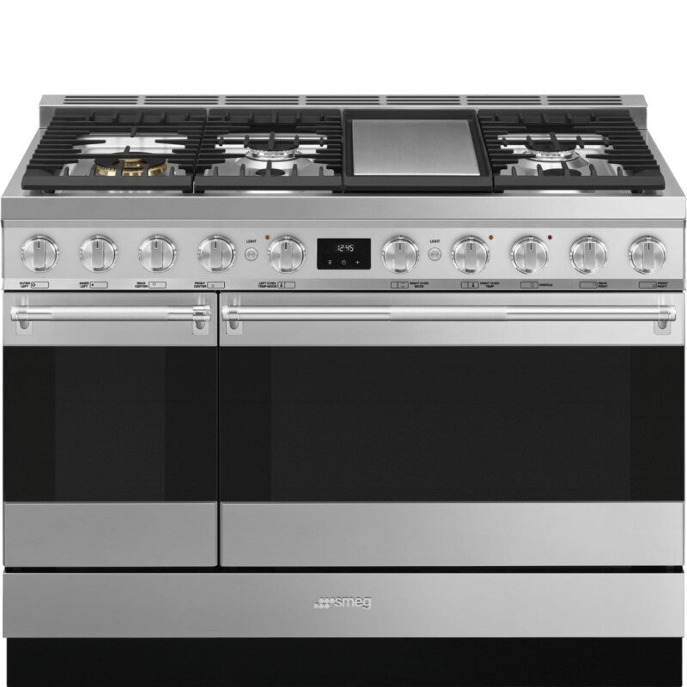 Smeg Range with Hob 48" SPR Aesthetic Stainless steel - SPR48UGMX