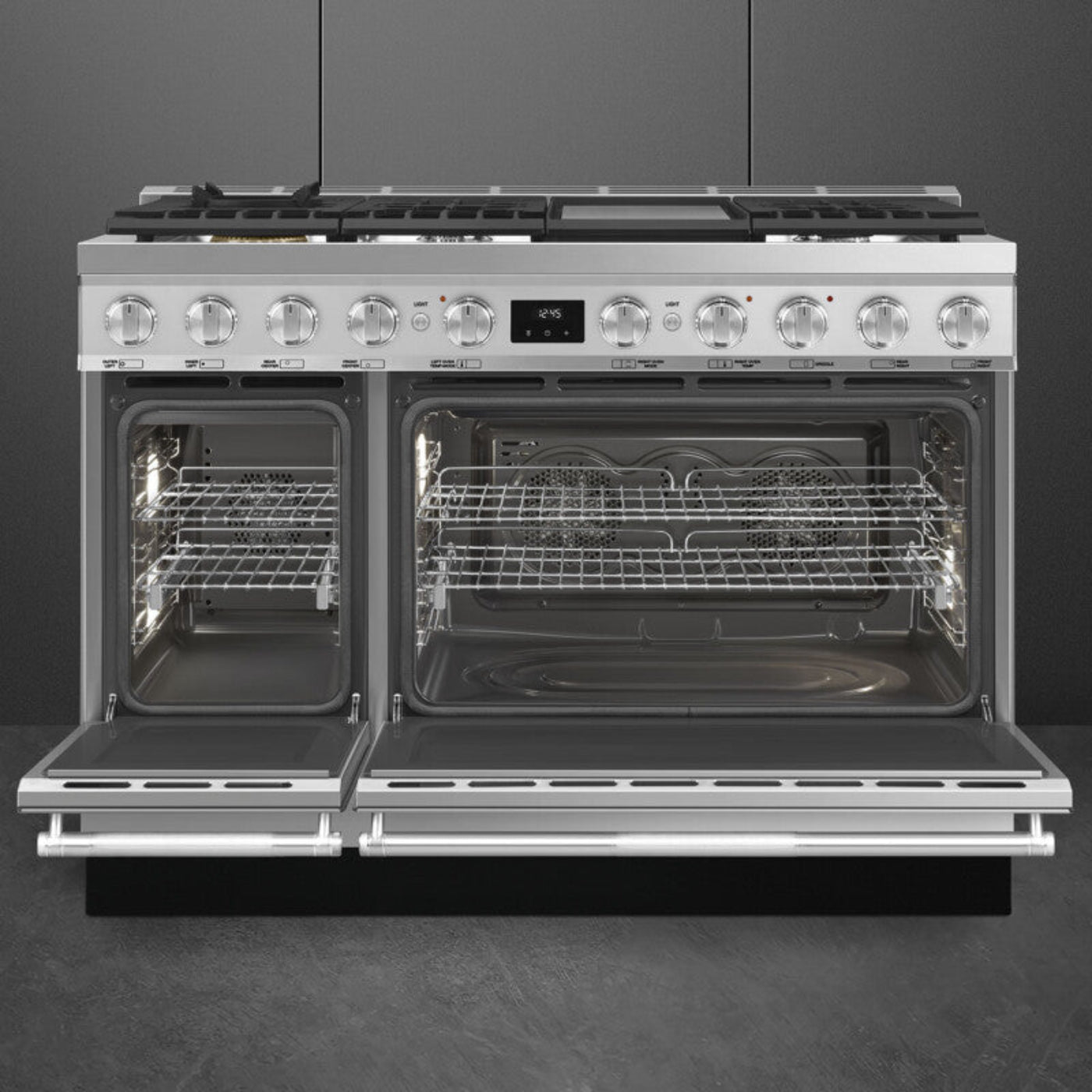 Smeg Range with Hob 48" SPR Aesthetic Stainless steel - SPR48UGMX