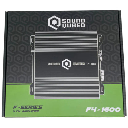 SoundQubed 1600 Watts F4-1600 Full Bridge 4 Channel Amplifier - SQ-F4-1600