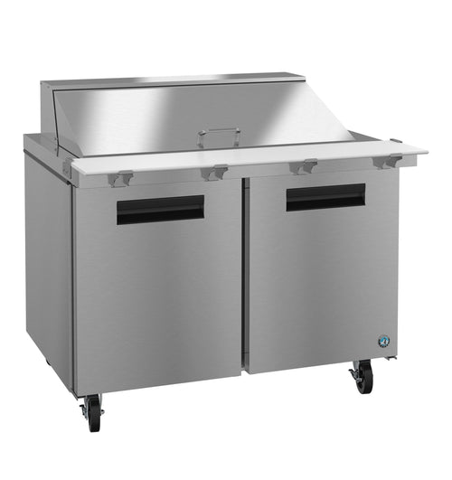 Hoshizaki SR48B-18M | 48" Wide 2 Door Mega Top Sandwich Prep Table - SR48B-18M