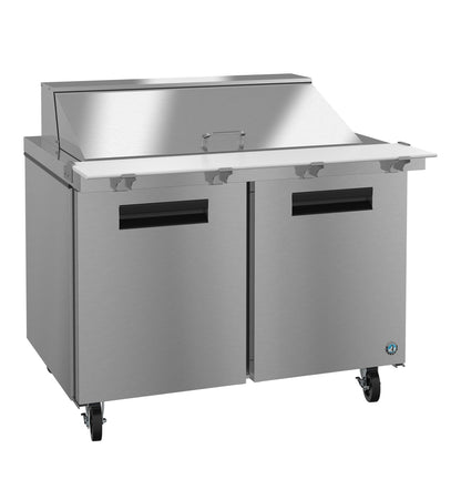Hoshizaki SR48B-18M | 48" Wide 2 Door Mega Top Sandwich Prep Table - SR48B-18M