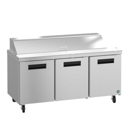 Hoshizaki SR72B-18 | 72" Wide 3 Door Sandwich Prep Table - SR72B-18