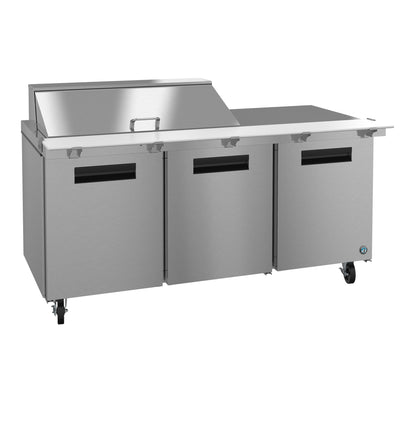 Hoshizaki SR72B-18M | 72" Wide 3 Door Mega Top Sandwich Prep Table - SR72B-18M