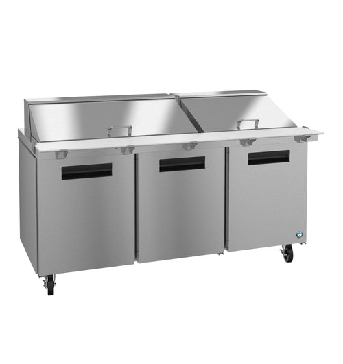 Hoshizaki 72" Wide 3 Door Mega Top Sandwich Prep Table - SR72B-30M