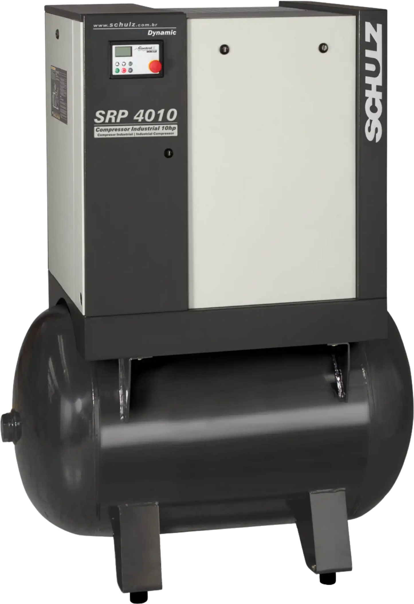 Schulz SRP-4010 Dynamic Air Compressor 10 HP 120 gal. 460V 3-Phase Horizontal - 970.3902-460