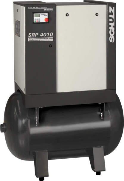 Schulz SRP-4010 Dynamic Air Compressor 10 HP 120 gal. 460V 3-Phase Horizontal - 970.3902-460