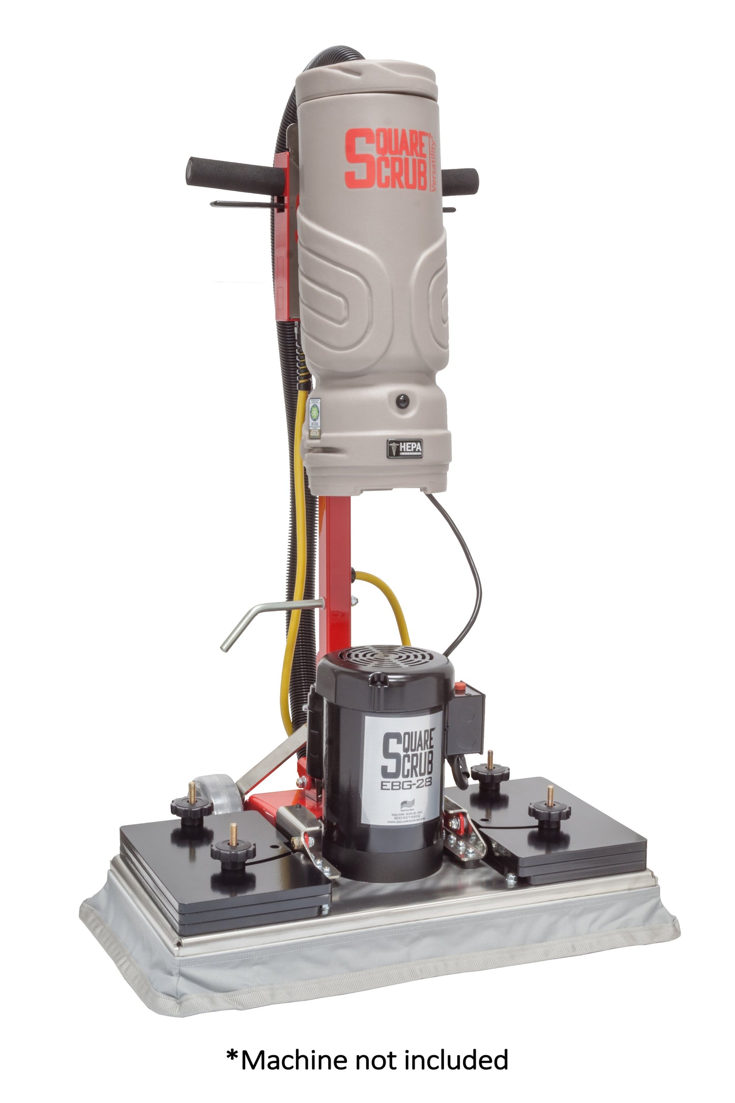 Square Scrub HEPA DRY VAC KIT - SQUARE SCRUB SS  - EBG-HDVK